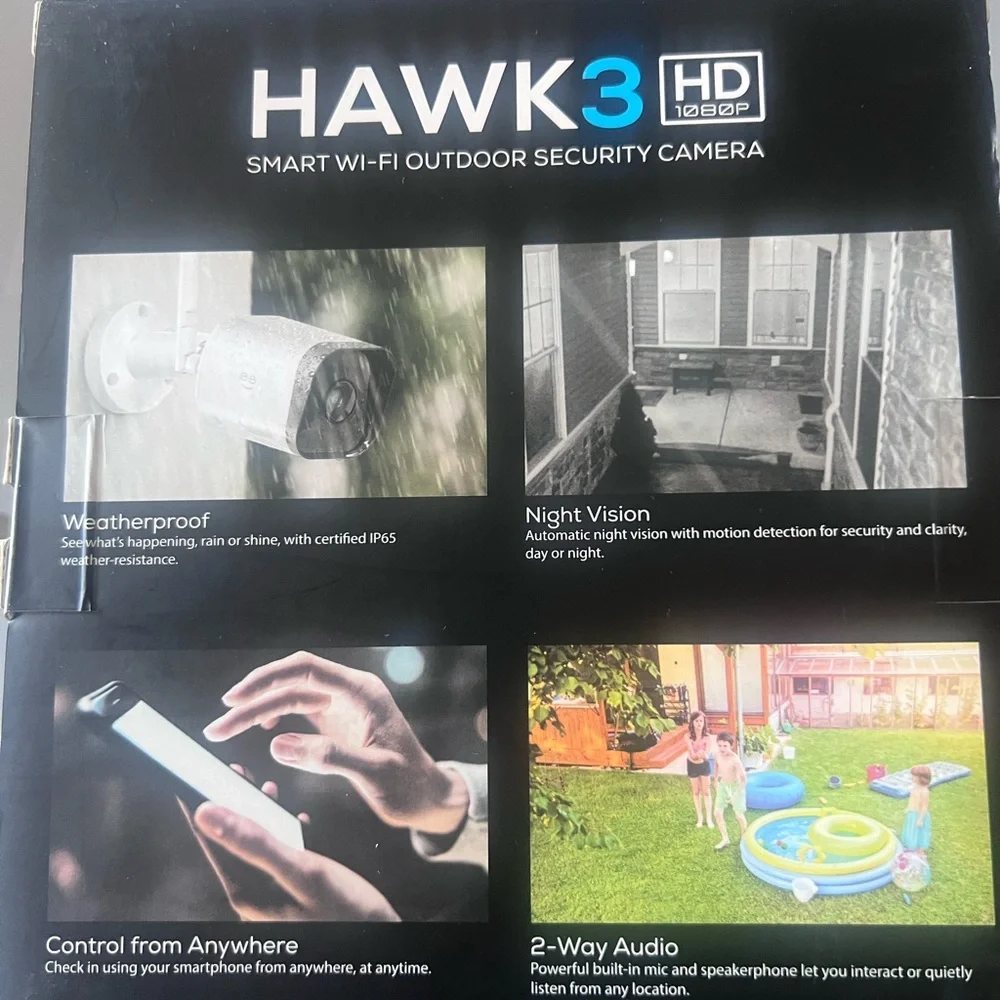 Hawk3 HD Smart Wi-Fi Outdoor Security Camera